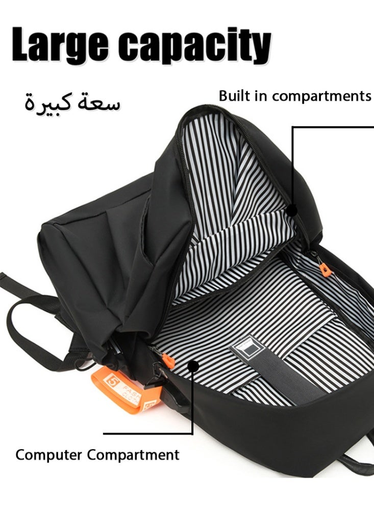 Malaksky Backpack Carry On Backpack Personal Item Travel Bag Carry On Backpack For Airplanes Traveling Backpack For Men&Women Gym Backpacks College Backpacks,Water Resistant Lightweight Daypack - Image 5